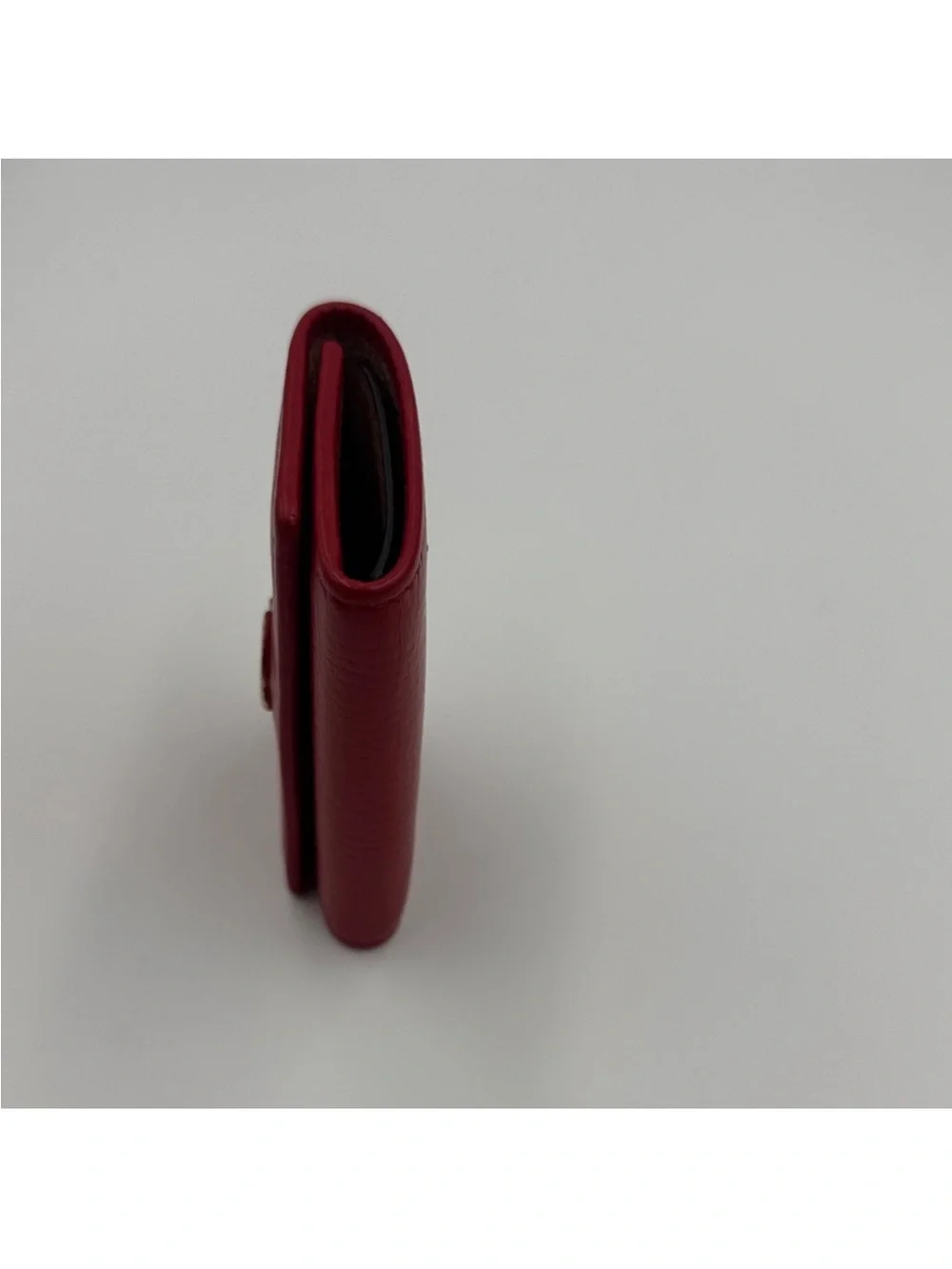 Gucci Cherry Red Leather Key Holder- Repainted